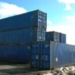 45′ HCPW Shipping Container Blue (RAL 5013) | 45 HCPW Shipping Container Blue